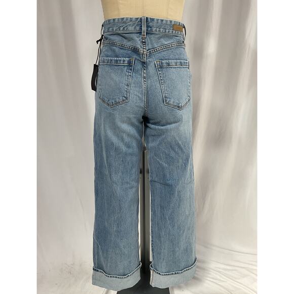 Blank Nyc Wide Leg Blue Denim Jean Size 27 - NWT - Picture 3 of 5